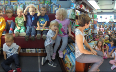 Otroci iz vrtca Bukovica obiskujejo potujočo knjižnico – Bibliobus